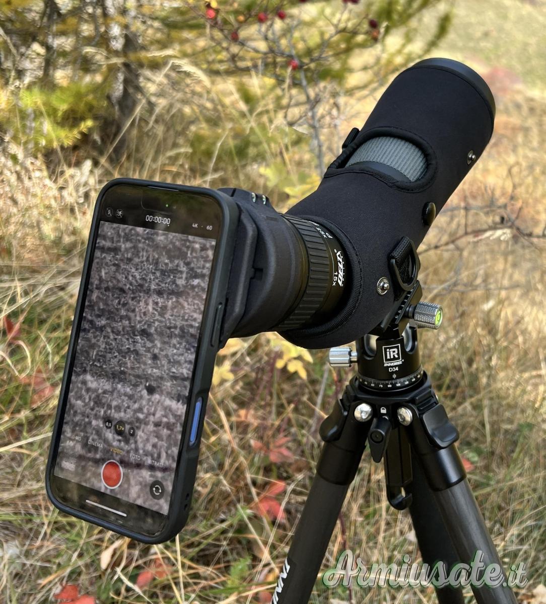 Adattatore digiscooping per lungo Adattatore digiscooping per lungo