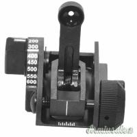 MATECH - AR-15/M4 COLT alzo posteriore ripieghevole regolabile USGI nero MATECH - AR-15/M4 COLT alzo posteriore ripieghevole regolabile USGI nero