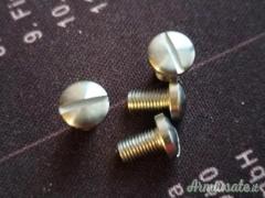 Per 1911 e cloni : viti e bussole x guancette - inox nuove Per 1911 e cloni : viti e bussole x guancette - inox nuove