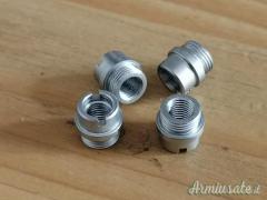 Per 1911 e cloni : viti e bussole x guancette - inox nuove Per 1911 e cloni : viti e bussole x guancette - inox nuove