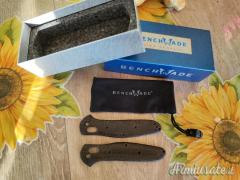 Lama Benchmade 940 Osborne e guancette custom in fibra di carbonio per 940-1/2 Lama Benchmade 940 Osborne e guancette custom in fibra di carbonio per 940-1/2