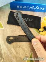 Lama Benchmade 940 Osborne e guancette custom in fibra di carbonio per 940-1/2 Lama Benchmade 940 Osborne e guancette custom in fibra di carbonio per 940-1/2