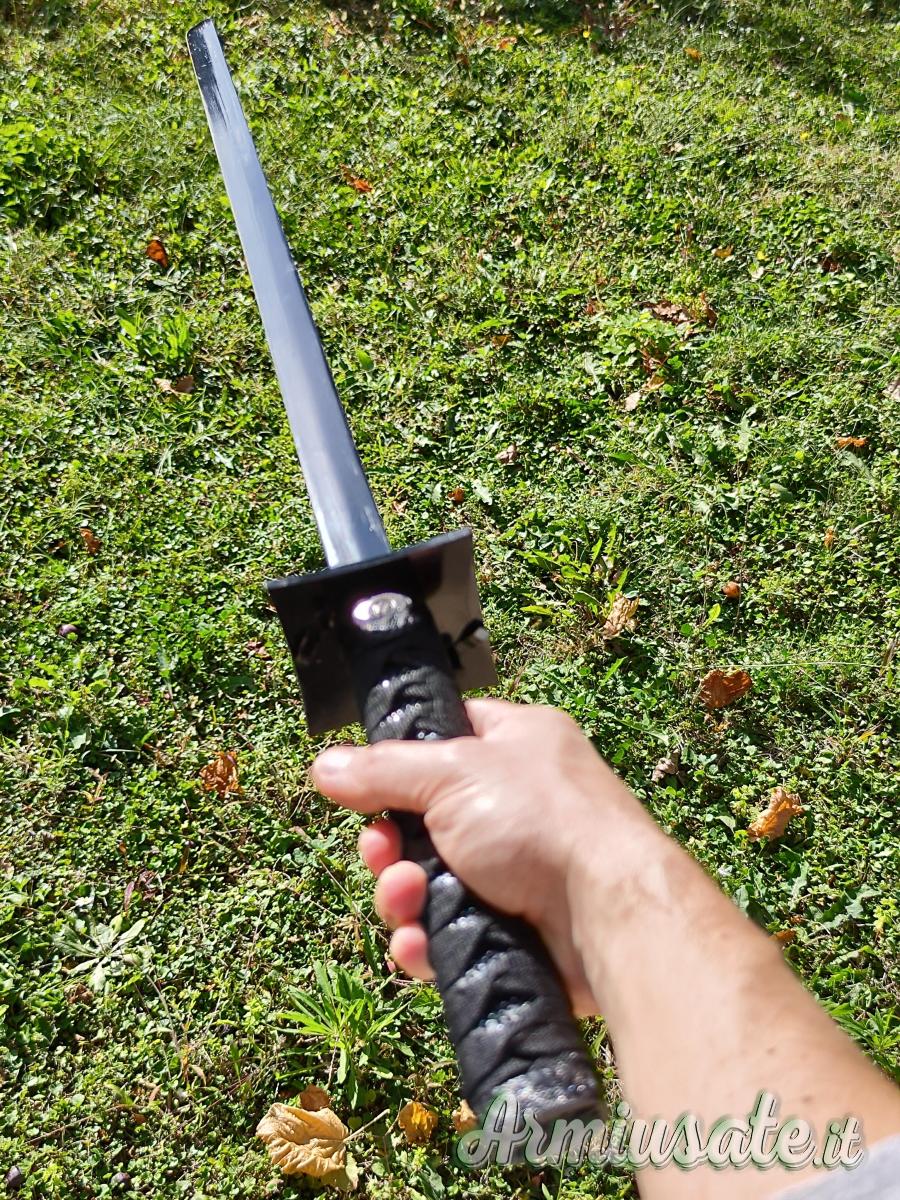 KATANA FANTASY - KATANA NERA Replica COLLEZIONE, Con 4 Kunai E 2 Stelle Ninja KATANA FANTASY - KATANA NERA Replica COLLEZIONE, Con 4 Kunai E 2 Stelle Ninja