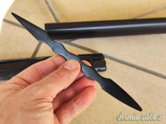 KATANA FANTASY - KATANA NERA Replica COLLEZIONE, Con 4 Kunai E 2 Stelle Ninja KATANA FANTASY - KATANA NERA Replica COLLEZIONE, Con 4 Kunai E 2 Stelle Ninja