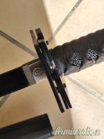 KATANA FANTASY - KATANA NERA Replica COLLEZIONE, Con 4 Kunai E 2 Stelle Ninja KATANA FANTASY - KATANA NERA Replica COLLEZIONE, Con 4 Kunai E 2 Stelle Ninja