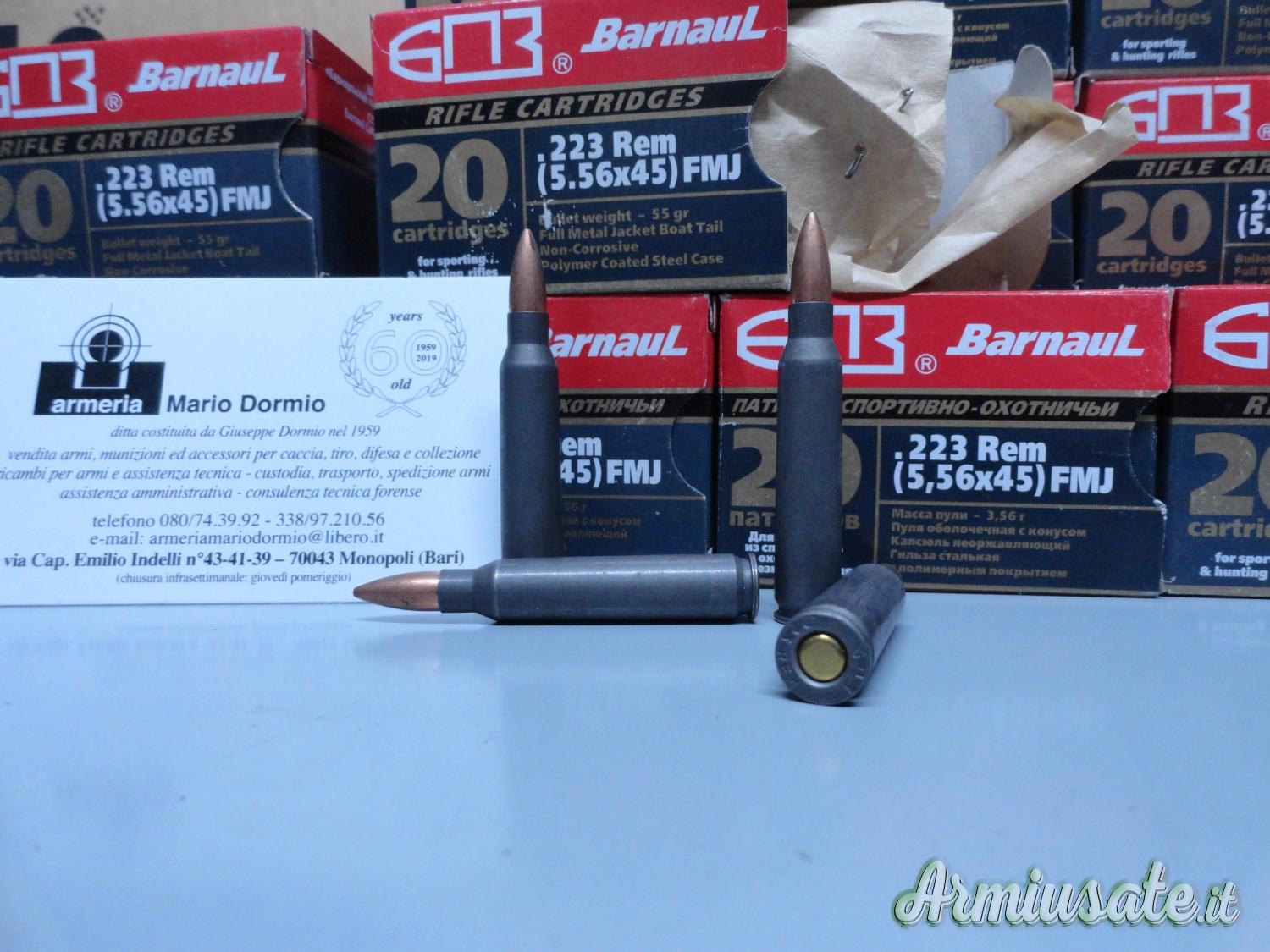 Cartucce Barnaul cal. 223 Remington Cartucce Barnaul cal. 223 Remington