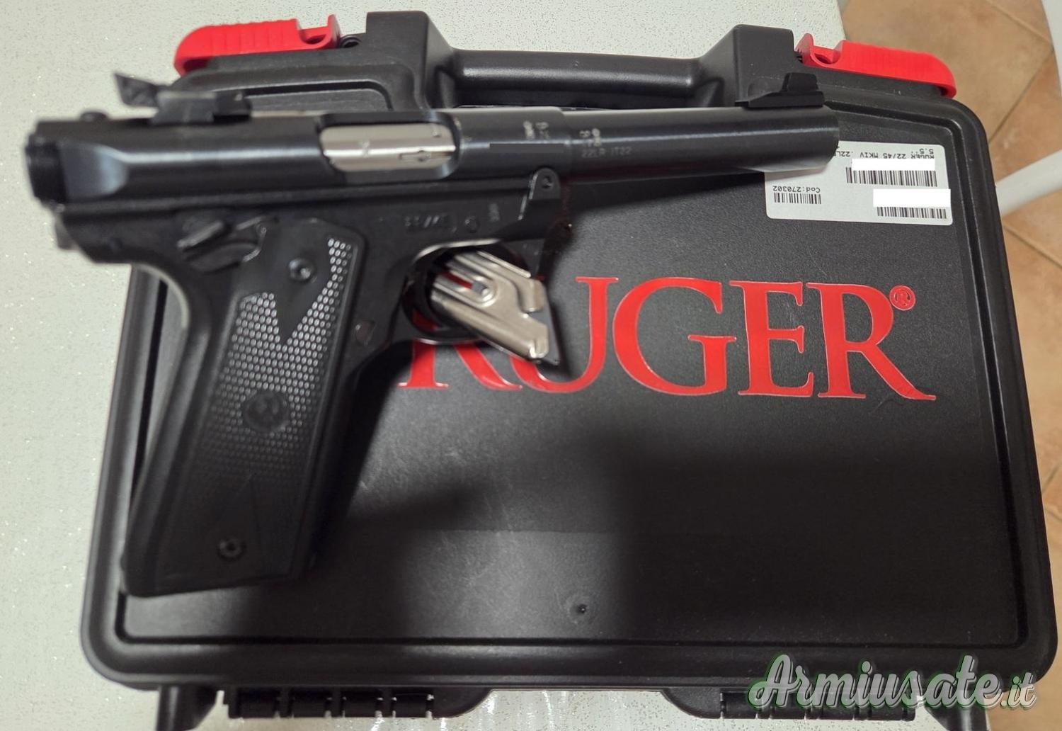 Ruger | Sturm 22/45 MKIV .22 LR Long Rifle Ruger | Sturm 22/45 MKIV .22 LR Long Rifle