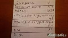 CALCIO  SINISTRO  ORIGINALE  PERAZZI