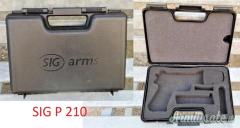 valigetta SIG Arms P 210 valigetta SIG Arms P 210