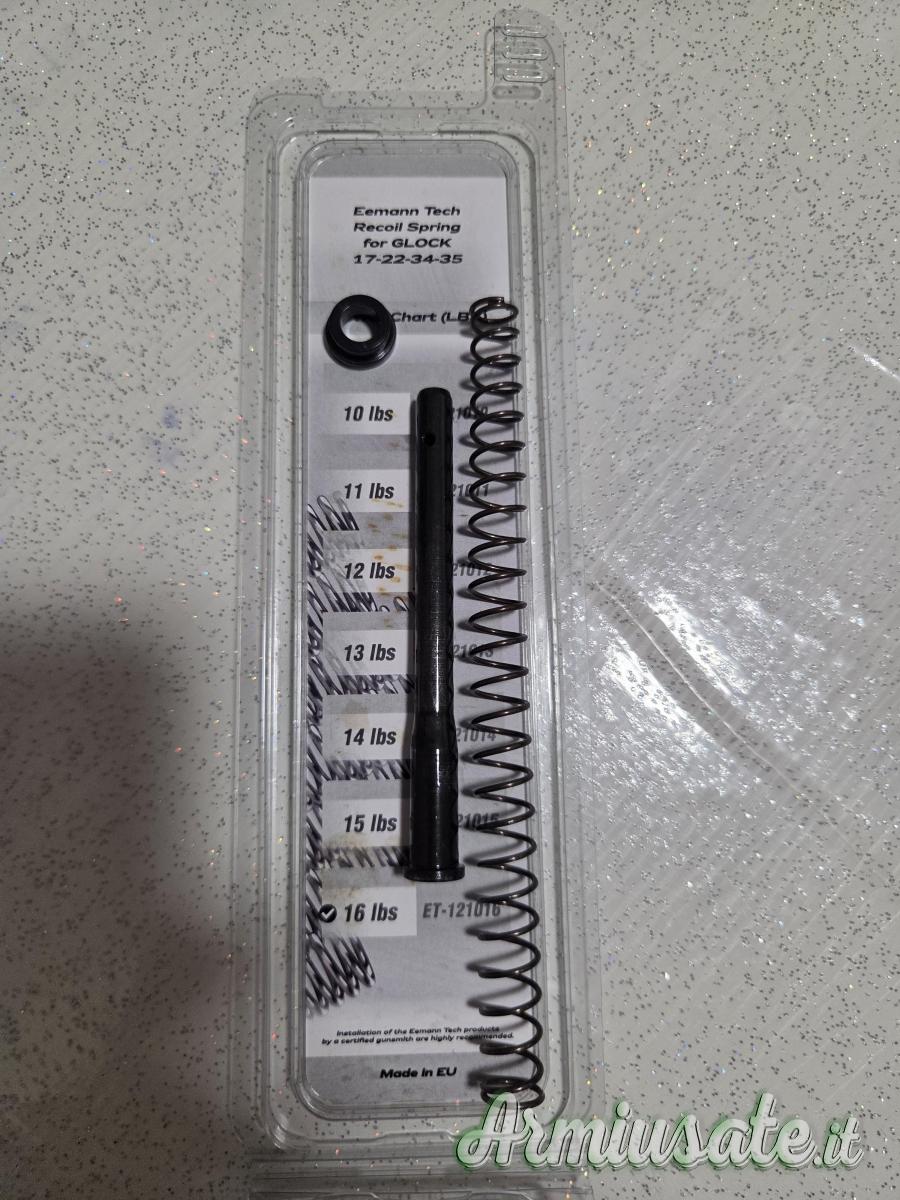 Asta guidamolla e molla di recupero glock 17 gen 5 Asta guidamolla e molla di recupero glock 17 gen 5
