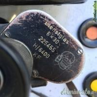 WWII Binocolo WAFFEN SS completo di custodia e accessori WWII Binocolo WAFFEN SS completo di custodia e accessori