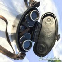 WWII Binocolo WAFFEN SS completo di custodia e accessori WWII Binocolo WAFFEN SS completo di custodia e accessori