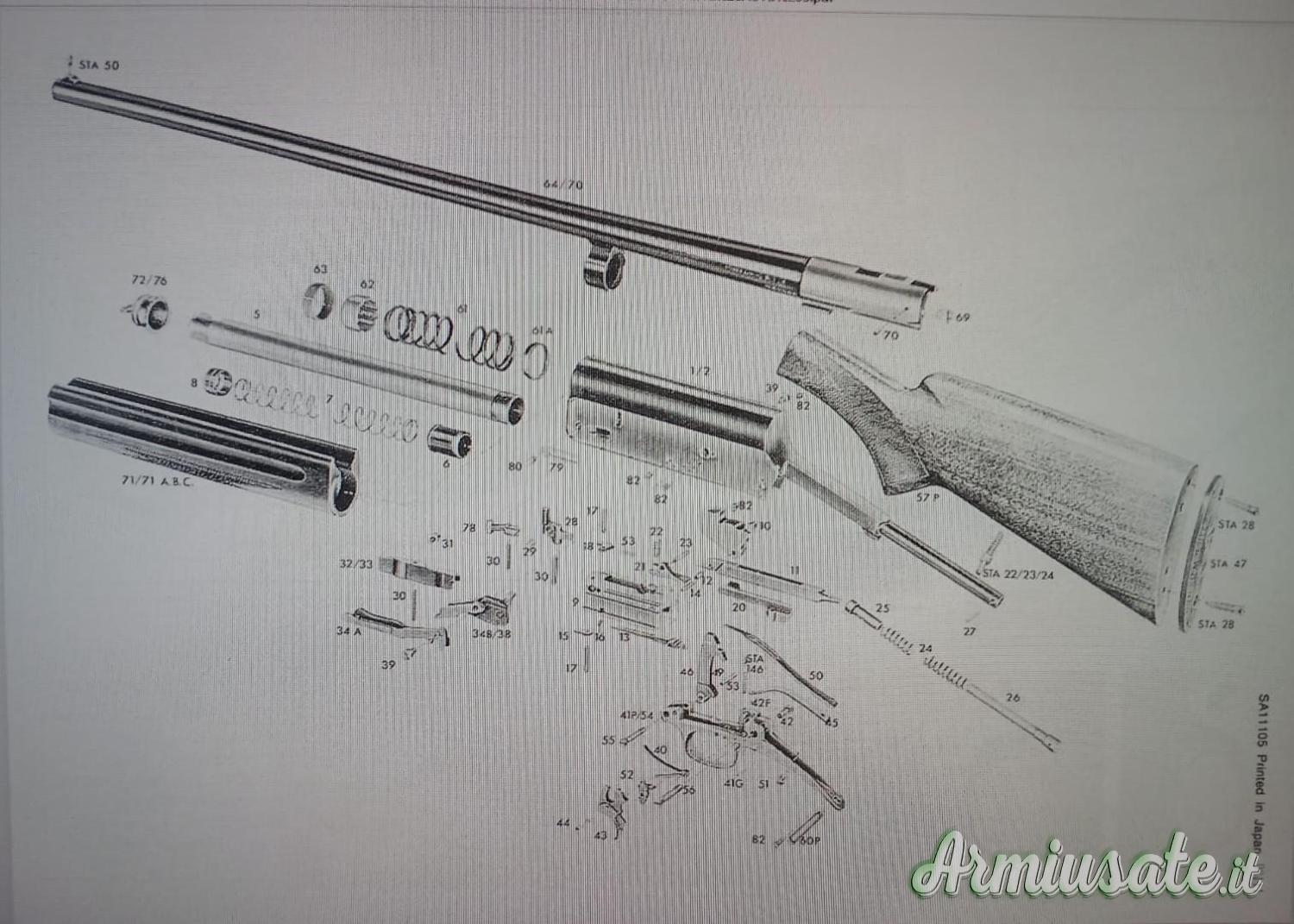 CEDO RICAMBI PER FUCILI BROWNING AUTO 5 - 4, CAL. 12. SOLO TEL., NO MAIL CEDO RICAMBI PER FUCILI BROWNING AUTO 5 - 4, CAL. 12. SOLO TEL., NO MAIL