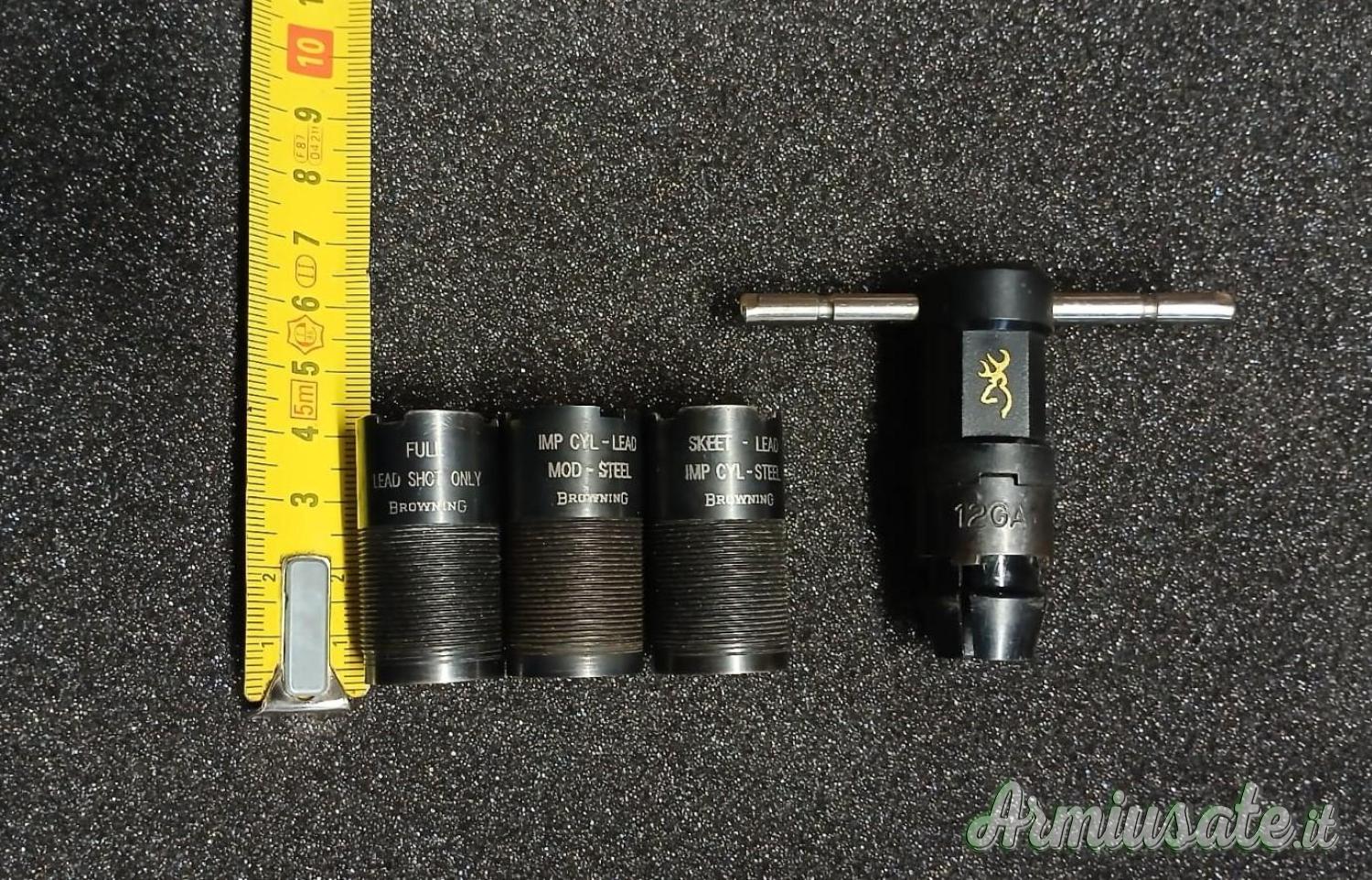 STROZZATORI BROWNING AUTO 5 ECC. CAL.12 CON CHIAVE, ORIGINALI. SOLO TEL. STROZZATORI BROWNING AUTO 5 ECC. CAL.12 CON CHIAVE, ORIGINALI. SOLO TEL.