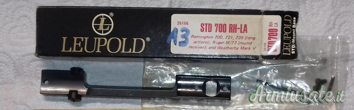 BASE LEUPOLD PER REMINGTON 700, RUGER M/77, WEATHERBY MARK V. SOLO TEL. BASE LEUPOLD PER REMINGTON 700, RUGER M/77, WEATHERBY MARK V. SOLO TEL.