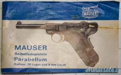 Mauser Luger P08 7.65x22mm Parabellum  |  7.65x22mm Luger  | .30 Luger