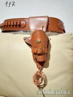 CINTURONE COMPLETO DI FONDINA IN CUOIO PER COLT CINTURONE COMPLETO DI FONDINA IN CUOIO PER COLT