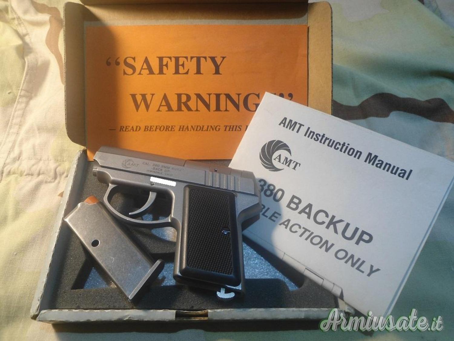 ...Altro | Non elencato AMT MOD.BACK UP  .380 ACP  | 9x17mm Browning Short ...Altro | Non elencato AMT MOD.BACK UP  .380 ACP  | 9x17mm Browning Short