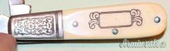 AFFARE Coltellino Schrade Scrimshaw Usa Vintage AFFARE Coltellino Schrade Scrimshaw Usa Vintage