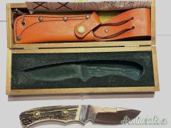 Puma - Skinmaster Knife Con Manico In Cervo - 11 6010 - COLLEZIONE PRIVATA - Coltello Vintage Puma - Skinmaster Knife Con Manico In Cervo - 11 6010 - COLLEZIONE PRIVATA - Coltello Vintage