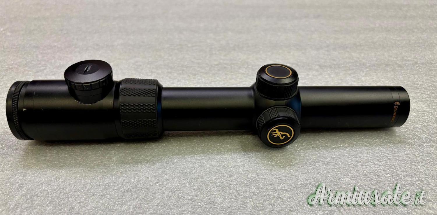 USATO - OTTICA DA BATTUTA BROWNING 1.25-4X24 ILL USATO - OTTICA DA BATTUTA BROWNING 1.25-4X24 ILL