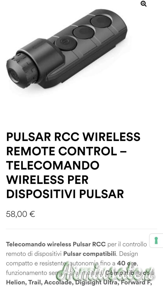 Telecomando dispositivi pulsar Telecomando dispositivi pulsar