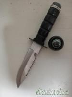 Coltello Lama Fissa da Caccia Pesca Campeggio