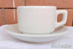 Rara tazza da latte, thè e/o caffè con sottopiatto d’epoca nazista servizio superiore per LUFTWAFFE Rara tazza da latte, thè e/o caffè con sottopiatto d’epoca nazista servizio superiore per LUFTWAFFE