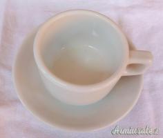 Rara tazza da latte, thè e/o caffè con sottopiatto d’epoca nazista servizio superiore per LUFTWAFFE