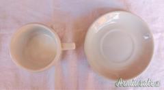 Rara tazza da latte, thè e/o caffè con sottopiatto d’epoca nazista servizio superiore per LUFTWAFFE