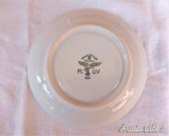 Rara tazza da latte, thè e/o caffè con sottopiatto d’epoca nazista servizio superiore per LUFTWAFFE