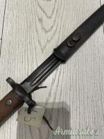 BAIONETTA+FODERO  1891 LAMA FISSA COMPLETA PERFETTA