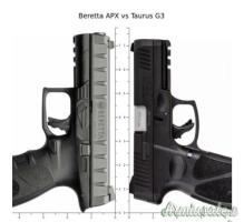 Taurus G3 calibro 9x21 - nessun colpo sparato