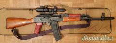 KALASHNIKOV mod. AK47 RUMENO  cal. 222 Remington - arma catalogata sportiva - mono matricola