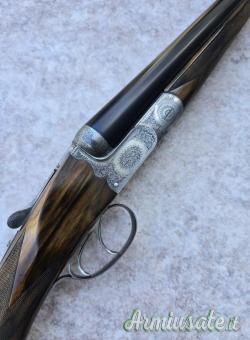Doppietta Fratelli Rizzini R2 cal 12 canne 65 CL/3 incisione Patelli proveniente da collezione