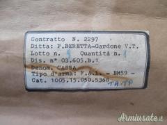 SET RICAMBI CALCIATURA FUSTO COPRICANNA E IMPUGNATURA PER BERETTA BM59 TA / PC