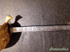 SCIABOLA REGIA MARINA BAGNATA ORO