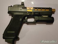 Glock 17 MOS - FTO Gold Custom 9x21mm IMI