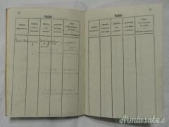 Libretto arruolamento regia guardia di finanza, 1890