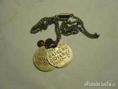 Piastrina riconoscimento WWI  28 €. Spedita