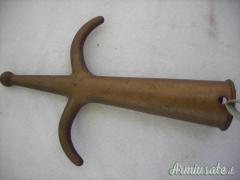 Mezzo marinaio veneziano antico in ottone.