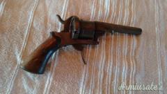 PISTOLA RIVOLTELLA CON PERCUSSORE A SPILLO ARMA ANTICA ANTECEDENTE AL 1890