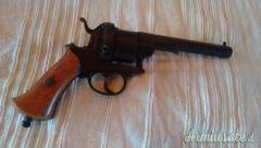 PISTOLA RIVOLTELLA CON PERCUSSORE ANULARE ARMA ANTICA ANTECEDENTE AL 1890