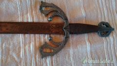 SCIABOLA LUNGA DI FABBRICAZIONE SPAGNOLA RIPRODUZIONE 