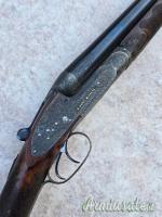 Hunt & co side lock royal championship pigeon gun cal 16 canne 70 proveniente da collezione