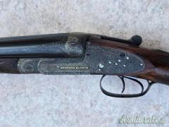 Hunt & co side lock royal championship pigeon gun cal 16 canne 70 proveniente da collezione