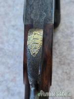Hunt & co side lock royal championship pigeon gun cal 16 canne 70 proveniente da collezione