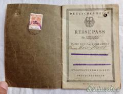 Passaporto tedesco d'epoca nazista cosiddetto “REISEPASS” di 1’ tipo (GERMANIA WW2)