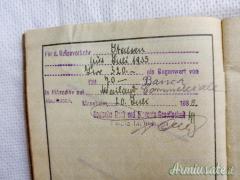 Passaporto tedesco d'epoca nazista cosiddetto “REISEPASS” di 1’ tipo (GERMANIA WW2)