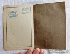 Passaporto tedesco d'epoca nazista cosiddetto “REISEPASS” di 1’ tipo (GERMANIA WW2)